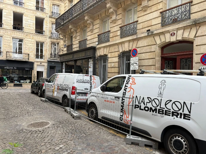 camion napoleon plomberie